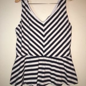 Express peplum top .